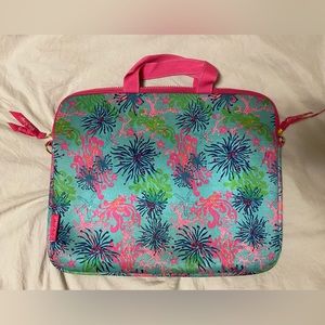 Lily Pulitzer laptop sleeve bag